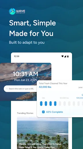 Скриншот 5 — Wave Browser: Save the Ocean