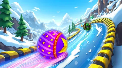 Скриншот 5 — Идущий Роллинг Мяч Игра