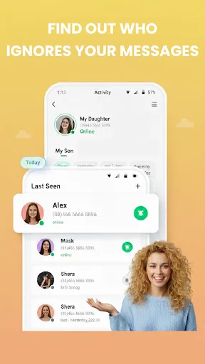 Скриншот 2 — Wawy - WA Online Tracker