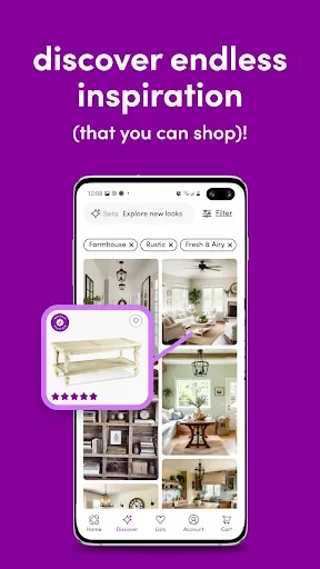Скриншот 2 — Wayfair - Shop All Things Home