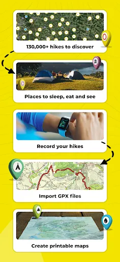 Скриншот 4 — HiiKER: The Hiking Maps App