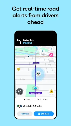 Скриншот 2 — Навигация в Waze