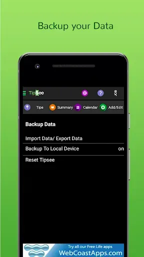 Скриншот 8 — TipSee: Tip & Income Tracker