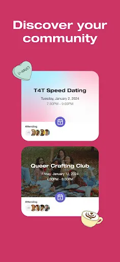 Скриншот 3 — HER Lesbian, bi & queer dating