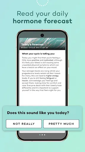Скриншот 2 — Moody Month: Hormone Tracker