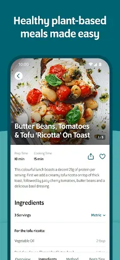 Скриншот 1 — SO VEGAN: Healthy Recipes