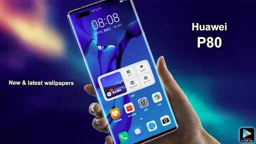 Скриншот 5 — Huawei P80 Wallpaper: Launcher