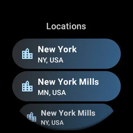 Скриншот 8 — Weather Complications: Wear OS