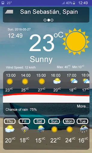 Скриншот 7 — Prognoza meteo: real live