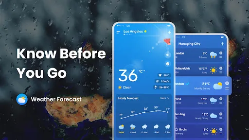 Скриншот 1 — Weather Forecast - Live Alerts