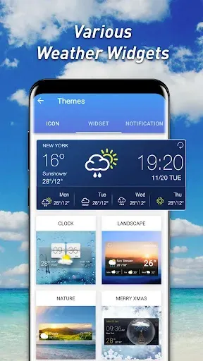 Скриншот 6 — Прогноз погоды: виджеты