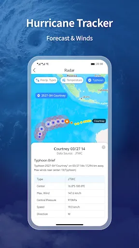 Скриншот 5 — MojiWeather: Weather Radar