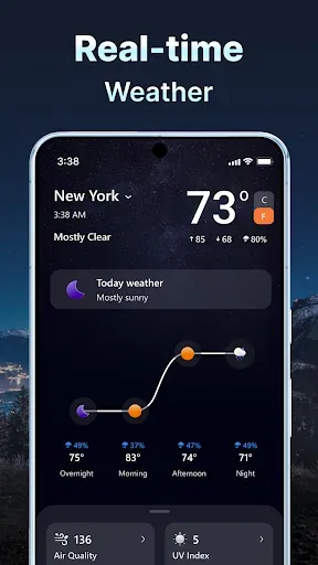 Скриншот 1 — Weather Today: Live Radar