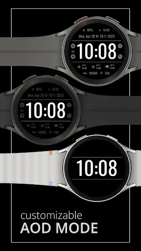Скриншот 4 — DADAM104: Bold Digi Watch Face