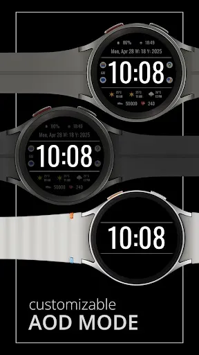 Скриншот 8 — DADAM104: Bold Digi Watch Face