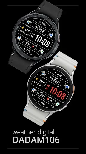Скриншот 5 — DADAM106: Weather Watch Face