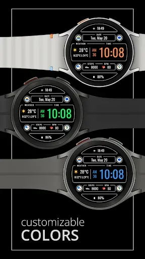 Скриншот 6 — DADAM106: Weather Watch Face