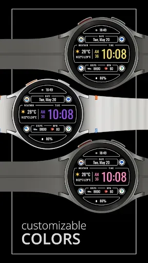 Скриншот 7 — DADAM106: Weather Watch Face