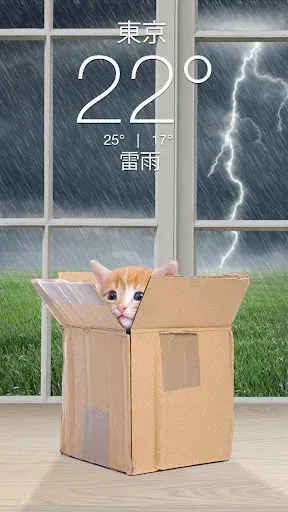 Скриншот 4 — Weather Kitty - App & Widget