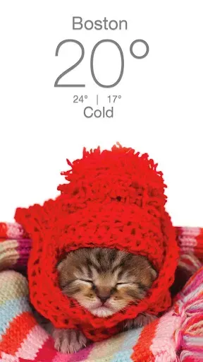 Скриншот 5 — Weather Kitty - App & Widget