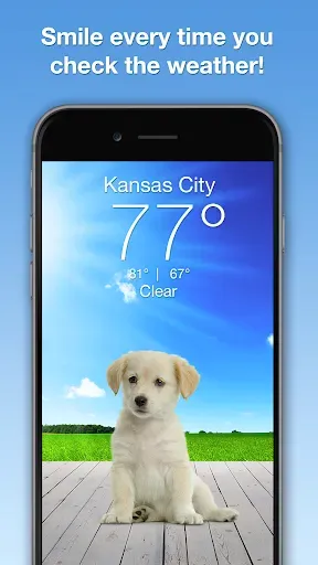 Скриншот 1 — Weather Puppy - App & Widget