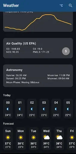 Скриншот 3 — Weather Info: Local Forecast