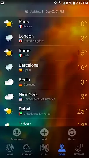 Скриншот 7 — WEATHER NOW - Прогноз Погоды