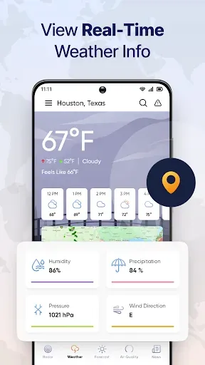 Скриншот 5 — Live Weather Radar Launcher