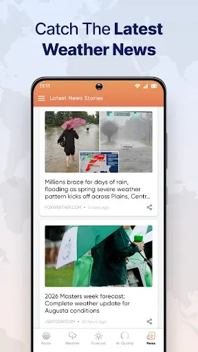 Скриншот 6 — Live Weather Radar Launcher