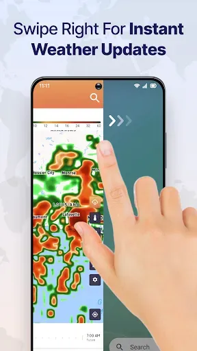 Скриншот 7 — Live Weather Radar Launcher