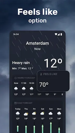 Скриншот 3 — Weathersea™ - Daily Forecast