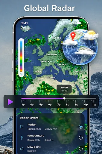 Скриншот 2 — Weather App: Forecast & Radar