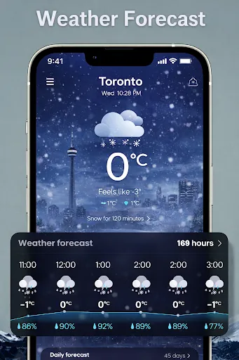 Скриншот 3 — Weather App: Forecast & Radar