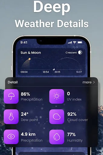Скриншот 4 — Weather App: Forecast & Radar
