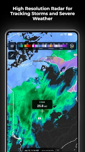 Скриншот 2 — ZoneWatch – Radar & Forecast