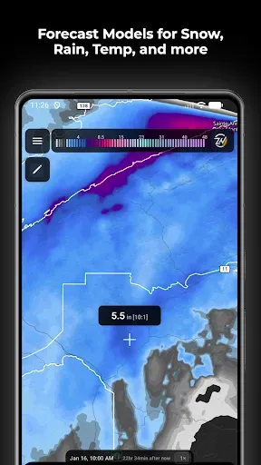 Скриншот 4 — ZoneWatch – Radar & Forecast