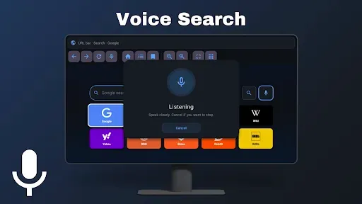 Скриншот 2 — TV Browser - Web & Internet