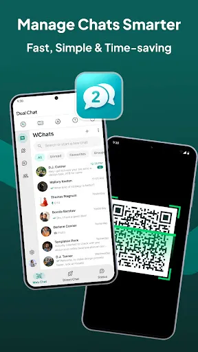 Скриншот 1 — Web Scan & Dual Chat App
