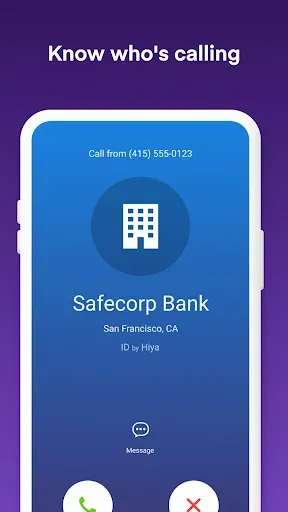 Скриншот 1 — Hiya: Spam Blocker & Caller ID