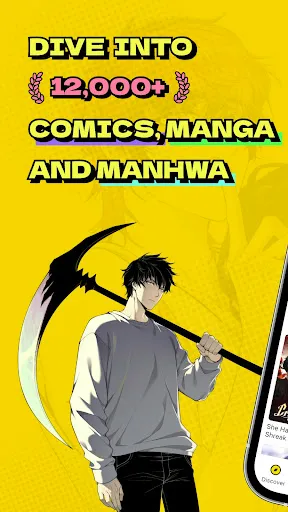 Скриншот 1 — WebComics - Webtoon & Manga