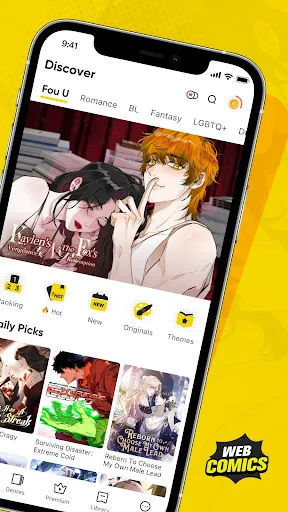 Скриншот 2 — WebComics - Webtoon & Manga