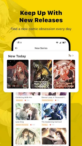 Скриншот 4 — WebComics - Webtoon & Manga