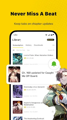 Скриншот 5 — WebComics - Webtoon & Manga