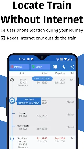 Скриншот 1 — Live Train : Locate My Train