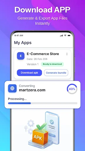 Скриншот 3 — Конвертировать Сайт в App