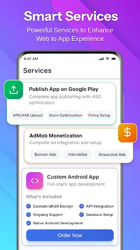 Скриншот 5 — Конвертировать Сайт в App