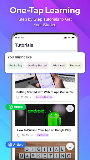 Скриншот 6 — Конвертировать Сайт в App