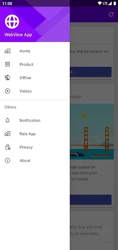 Скриншот 2 — WebView Android App