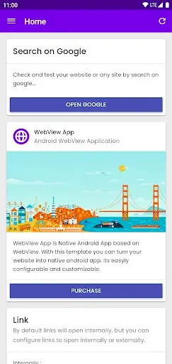 Скриншот 3 — WebView Android App