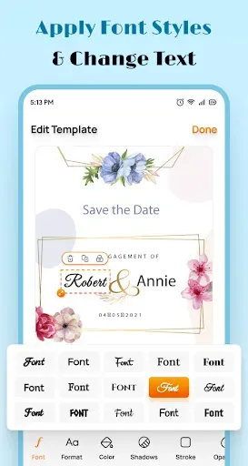 Скриншот 6 — Wedding Invitation Maker App
